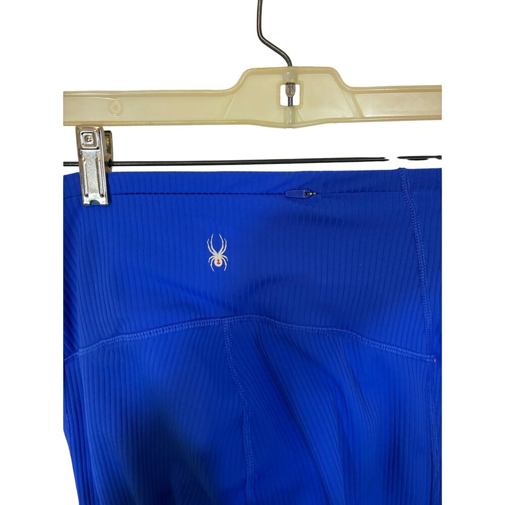 UnNew Spyder Active Leggings Women Cobalt Blue Pedal Pusher Leggings S Comfort - Picture 5 of 5